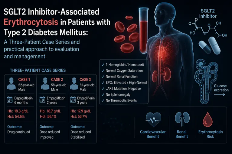 SGLT2 Inhibitor-Associated Erythrocytosis in Patients with Type 2 Diabetes Mellitus: A  Three-Patient Case Series and practical approach to evaluation and management. - Issue cover