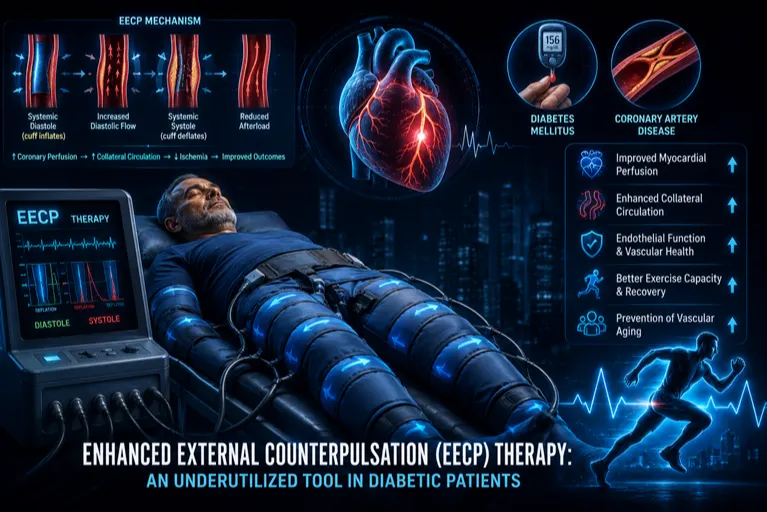 Editorial:  Enhanced External Counterpulsation (EECP) Therapy: An  Underutilized tool in diabetic patients - Issue cover