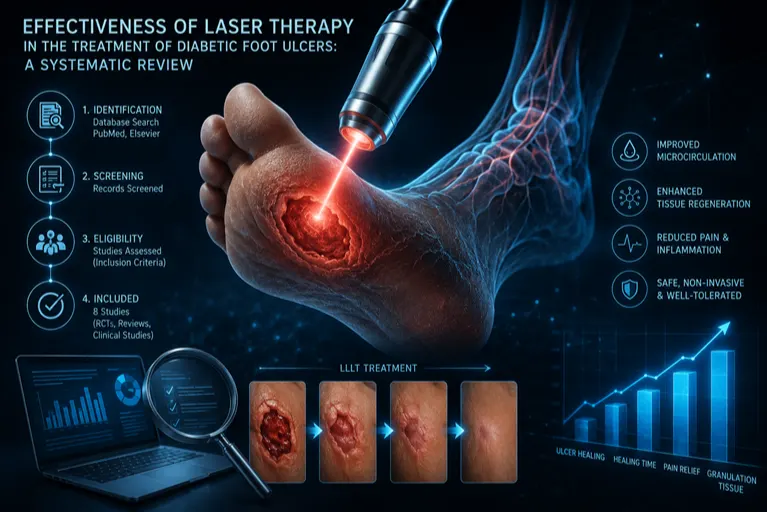 Effectiveness of Laser Therapy in the Treatment of Diabetic Foot Ulcers:  A  Systematic Review - Issue cover
