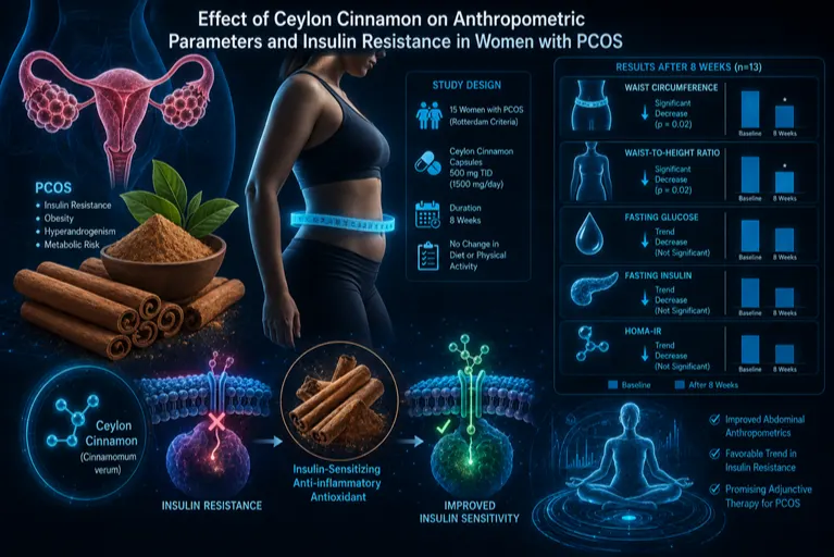 Effect of Ceylon Cinnamon on Anthropometric Parameters and Insulin  Resistance Profile in Women with Polycystic Ovary Syndrome: A Pilot  Study and Literature Review - Issue cover